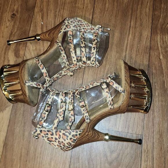 Kotonica Cheetah Print Platform 🐆 - Picture 5 of 9
